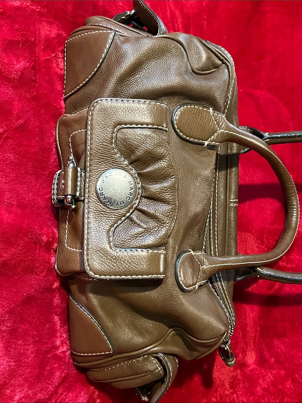 Marc by Marc Jacobs Chocolate Brown Leather Shoulder Bag